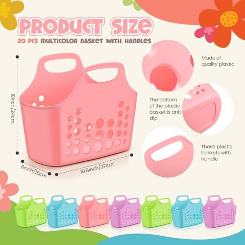 Functional Stylish 20-Pack Shower Basket Organizer for Home Use