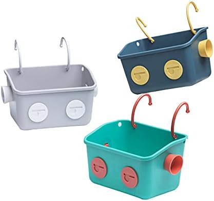 LUFOFOXBath Toy Storage Organizer Basket Detachable 3-Layer Kids Hanging Toy Caddy