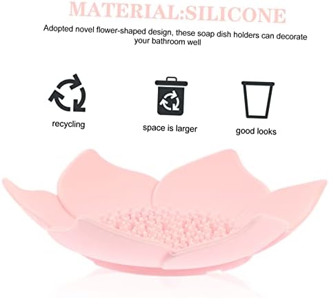 Two-Piece Silicone Flower Soap Organizer