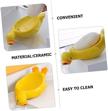 LIFKICH Animal-Design Ceramic Soap Container
