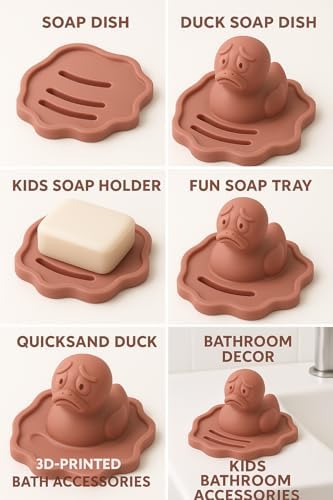 Adorable Quicksand Duck Soap Dish