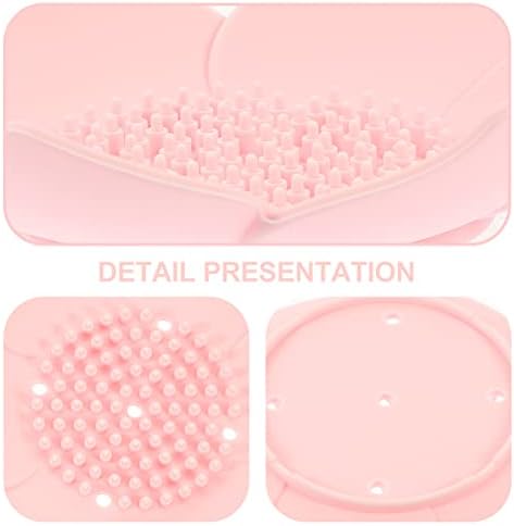 Floral Silicone Soap Holder with draining feature
