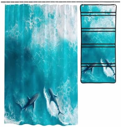ZFUNCING Mesh Bath Organizer - Waterproof Stylish Durable