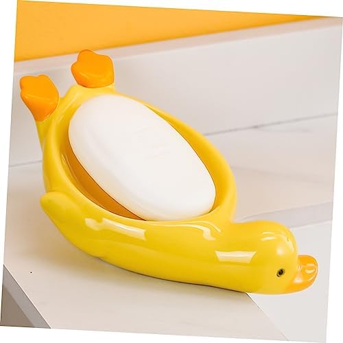 SHOWERORO Ceramic Soap Dish with Drain Holes