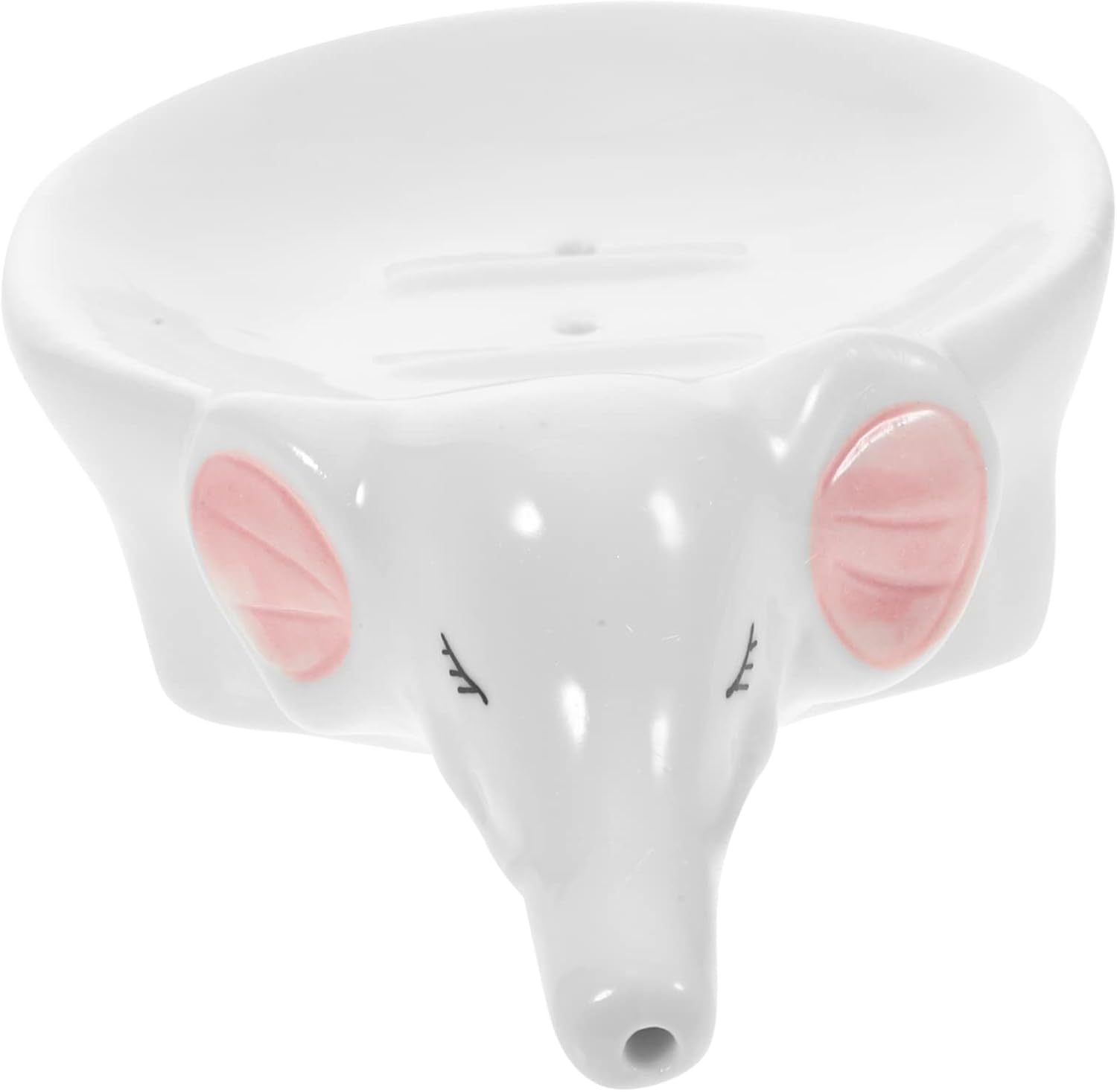 ABOOFAN Elephant Ceramic Soap Holder