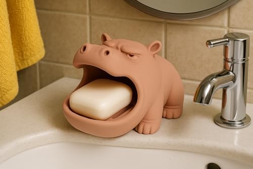 Grumpy Hippo 2 SOAP DISH