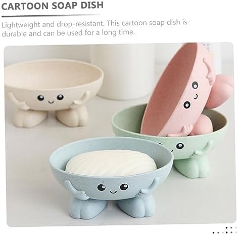 LIFKOME 2-Pack Soap Dishes with Draining Holes