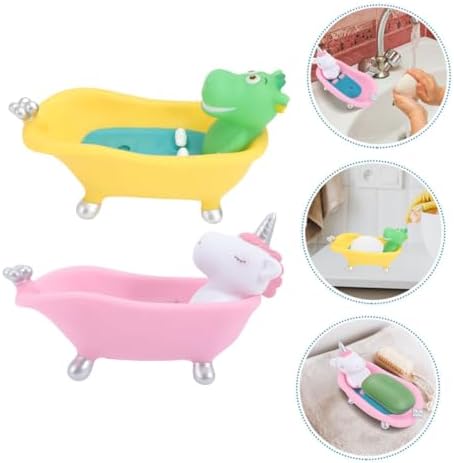 Cute Cartoon Dinosaur Soap Holder for Kids