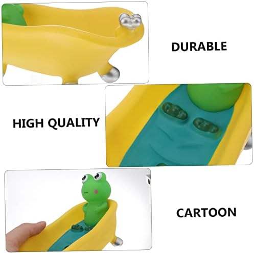 Stylish Frog-shaped Bathtub-Style Reusable Sponge Bath Soap Holder