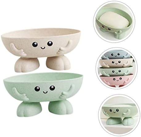 LIFKOME 2-Pack Soap Dishes with Draining Holes