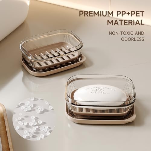 TopavatopTravel Soap Case Leak-Proof TSA-Friendly Durable