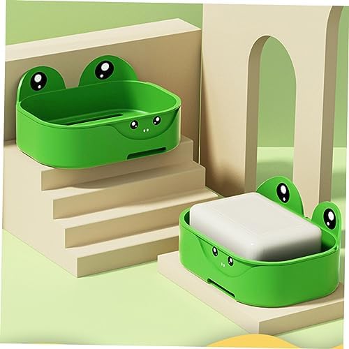 Frog Style Wall Mount Soap Dish Pp Material