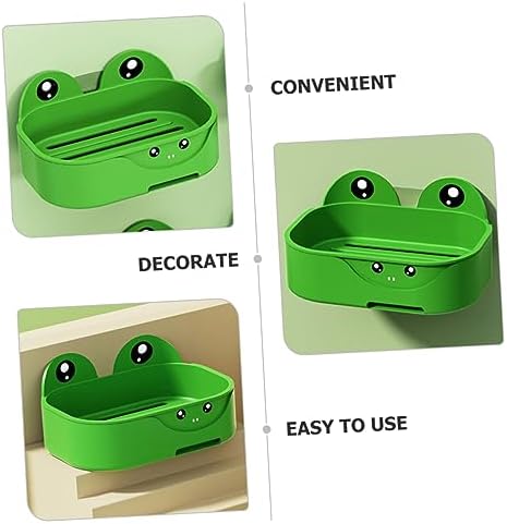 Frog Style Wall Mount Soap Dish Pp Material