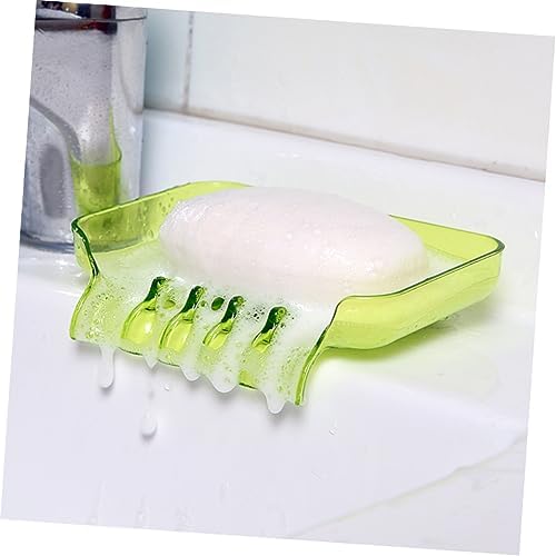 JoinPaya Modern Green Wall-Mountable Soap Dish for Bathrooms