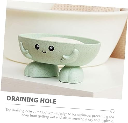 2pcs Cartoon Soap Holder Bathroom Kitchen Decor