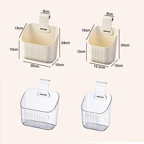 3-Piece Hanging Shower Basket Caddy Portable Wall Storage Organizer
