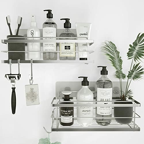 Sturdy 304 Stainless Steel Showers Organizer 2-Pack
