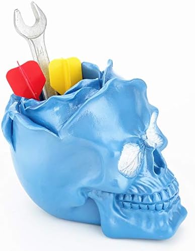 Three Dimensional Rose Skull Decorative Container