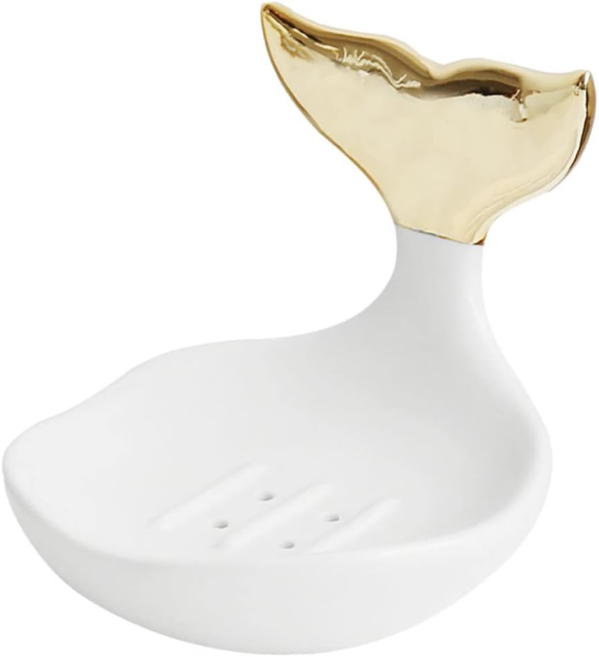 Healifty Modern Stylish Shaped Soap Holder for Bathroom Organization