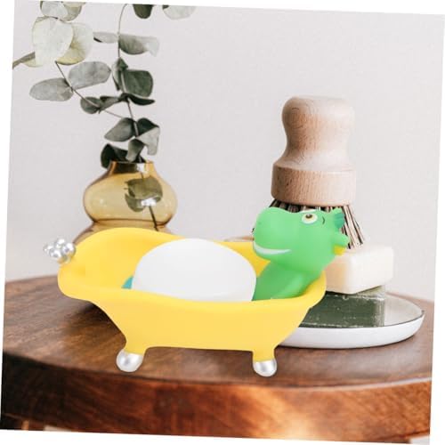 2pcs Cute Cartoon Animal Soap Holder for Bathroom Fun