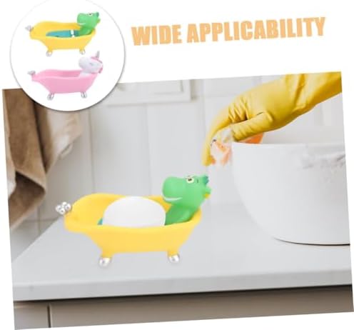 Cute Cartoon Dinosaur Soap Holder for Kids