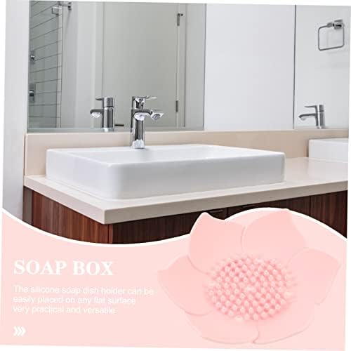 Unomor Silicone Flower Soap Holder 2-Pack