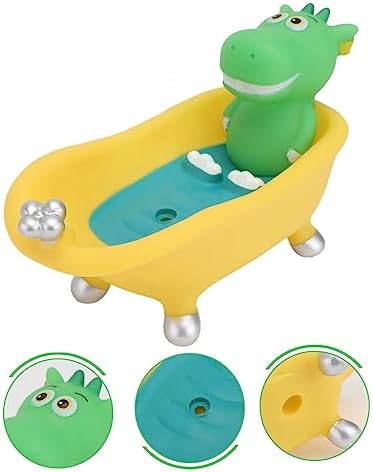 Ciieeo Cute Cartoon Bathtub Soap Box