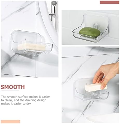 Victorasky Acrylic Wall-Mounted Bathroom Soap Dish