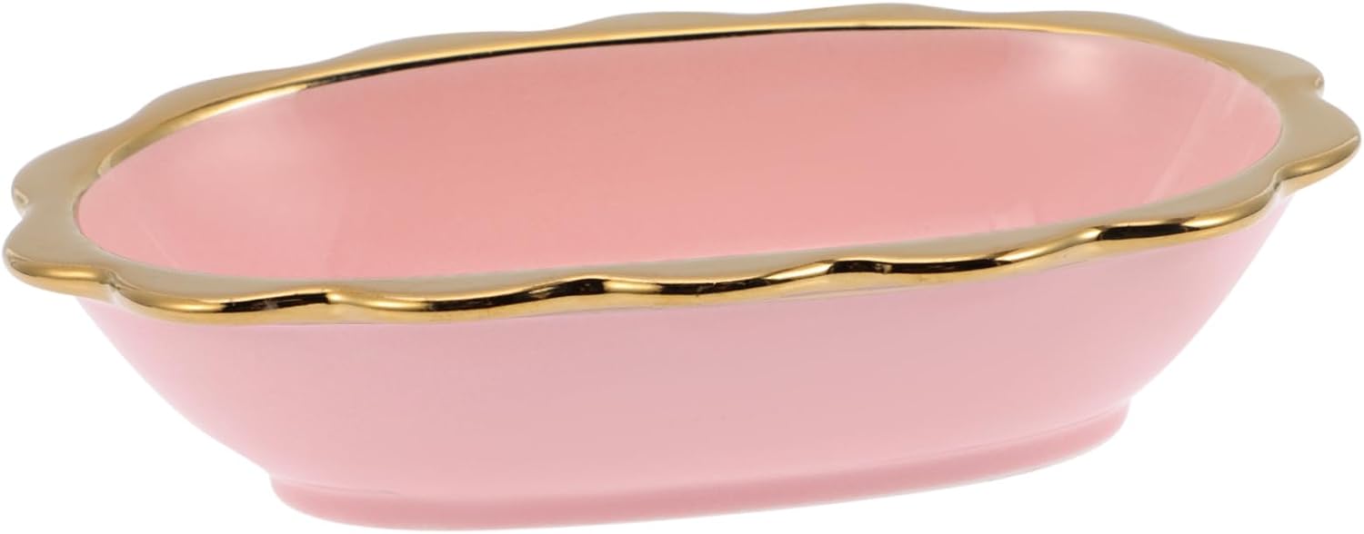 Garneck Ceramic Soap Dish compact multi-compartment stylish for home travel