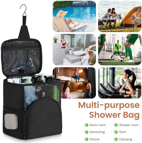 KUSOOFAShower Caddy ToteQuick Dry shower BagPortableCollege Students Use
