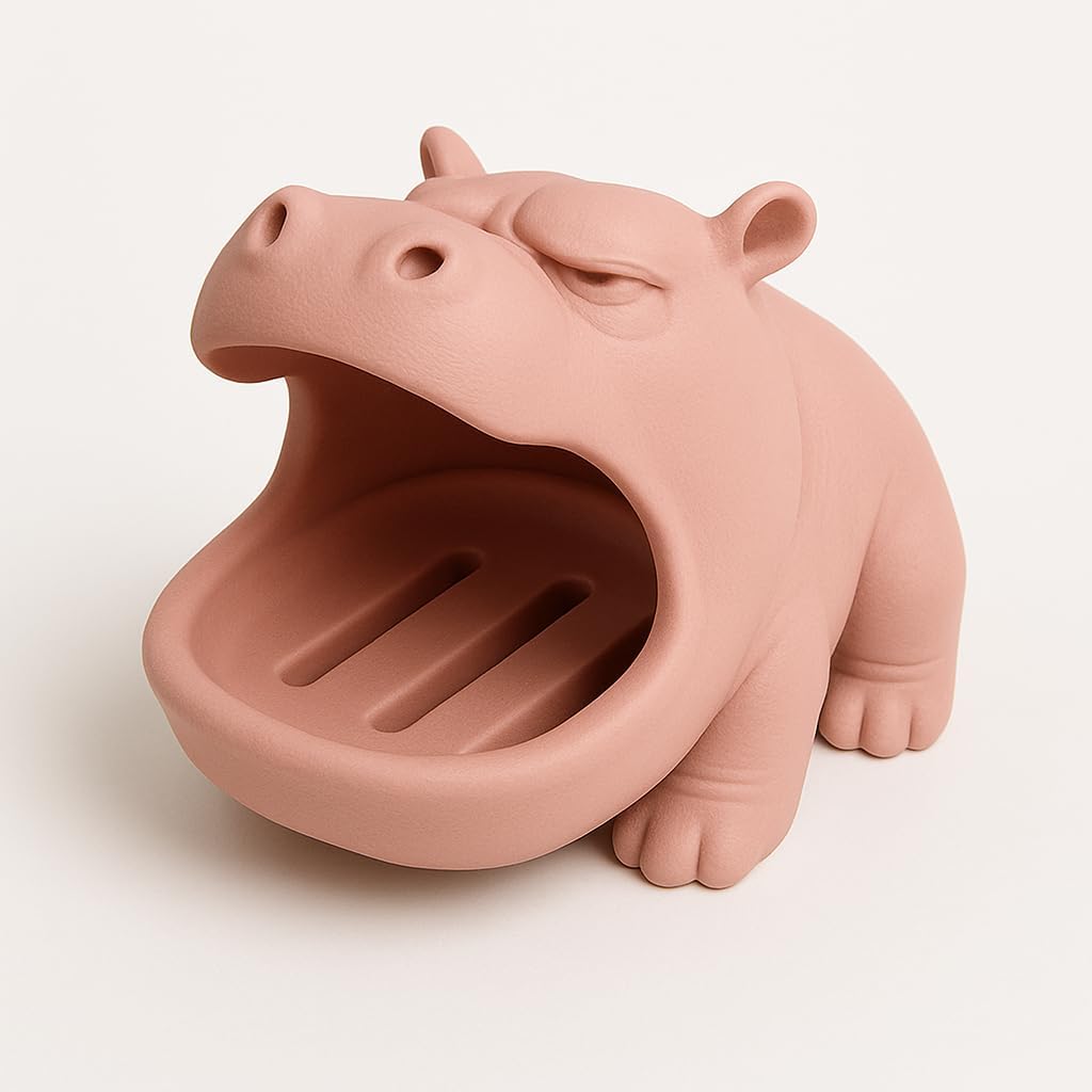 Grumpy Hippo 2 SOAP DISH