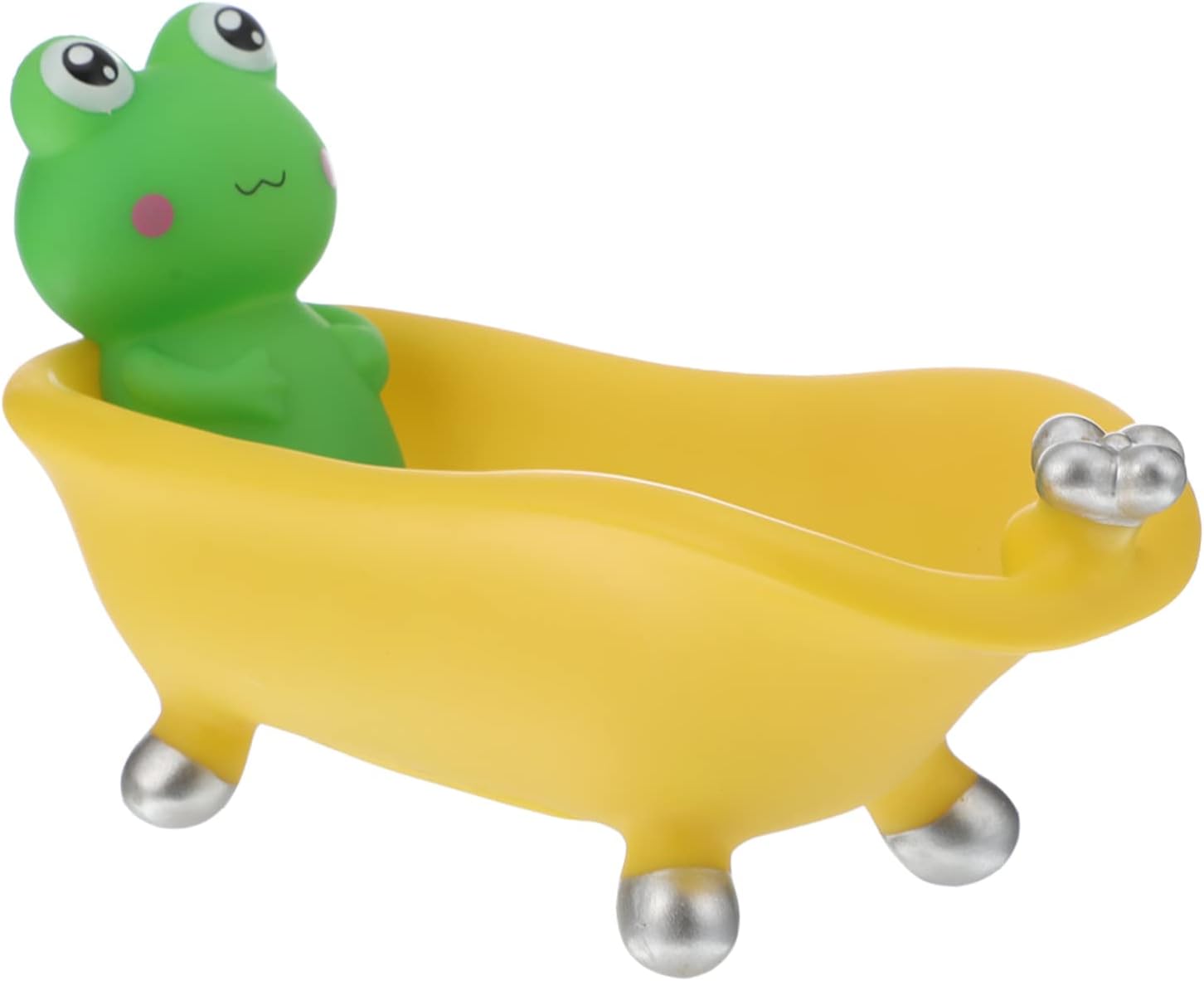 Stylish Frog-shaped Bathtub-Style Reusable Sponge Bath Soap Holder