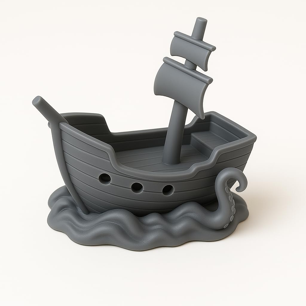 Sinking Pirate Ship Soap Dish
