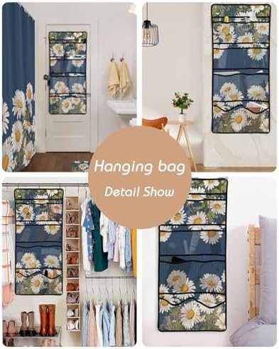 Floral Chrysanthemum Mesh Caddy Organizer