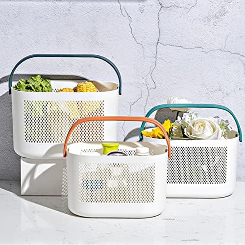 Garneck Storage Basket - Portable Organizer for Bathroom and Kitchen Essentials