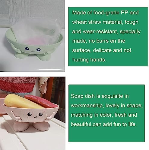 NentMent 2 Pack Cartoon Panda Soap Dish