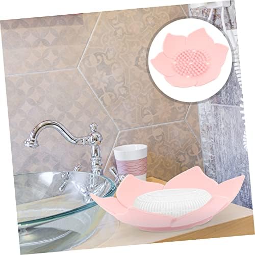 Floral Silicone Soap Holder 2-Piece Set