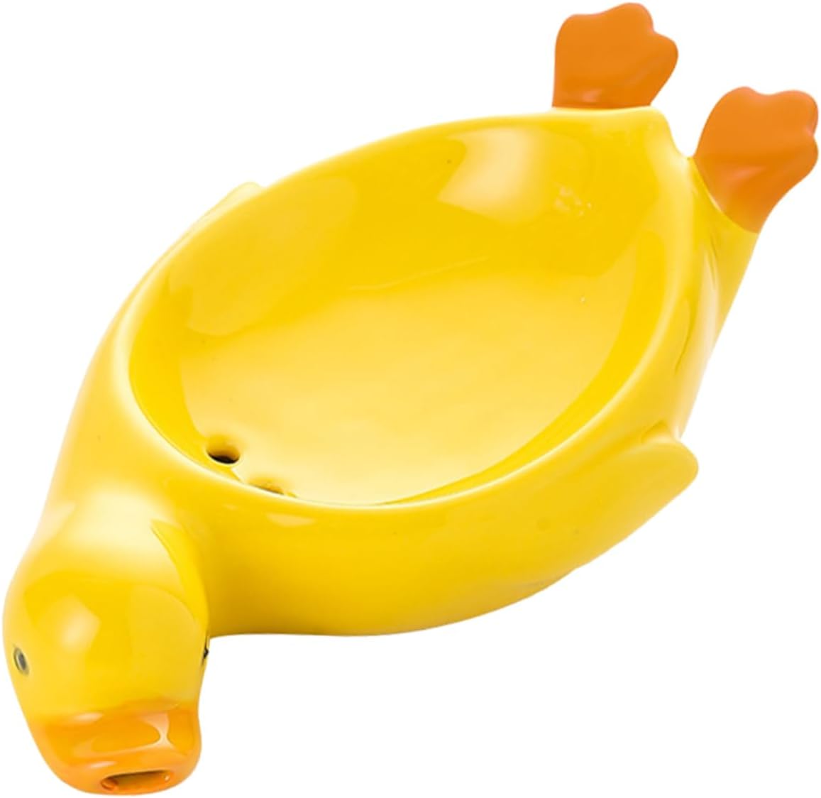 Healifty Ceramic Soap Holder Clean Kitchen Stylish Design Durable Functional