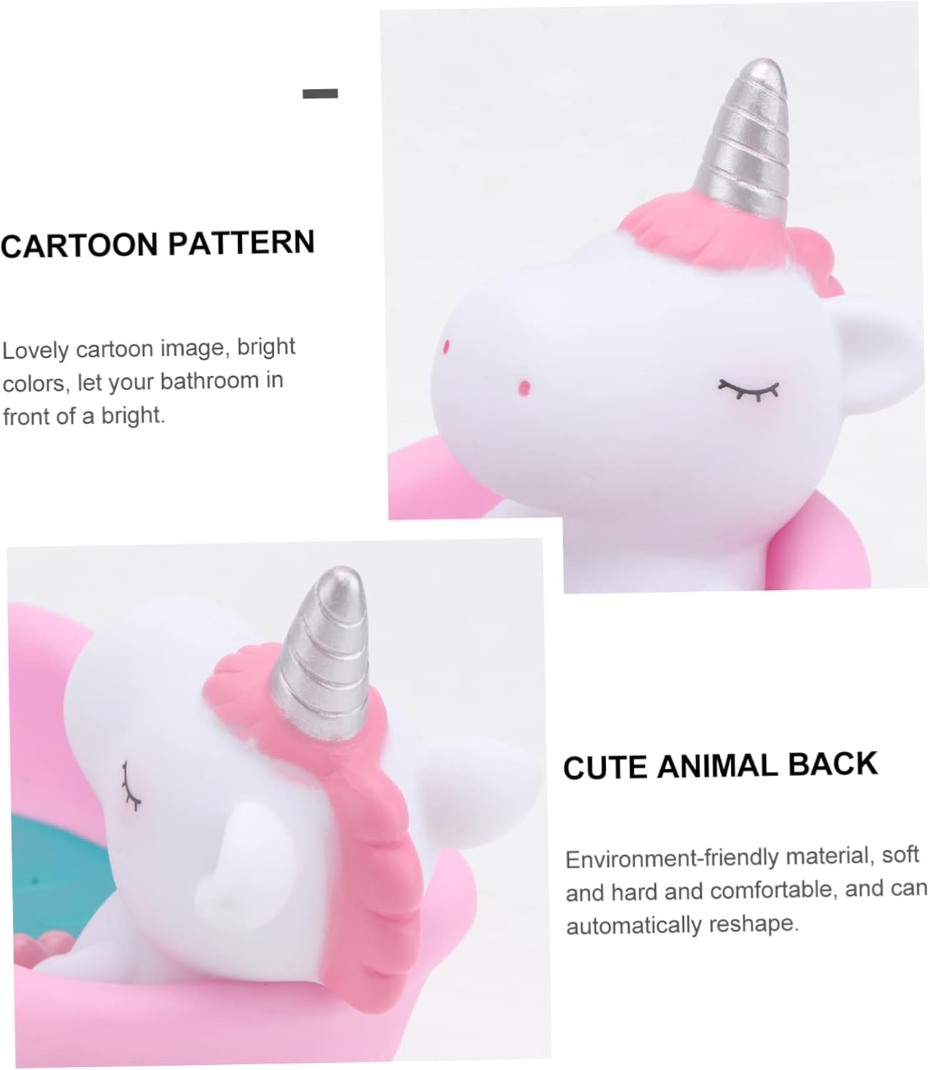 Cartoon Animal Soap Holder for Bathrooms Adorable Easy to Clean