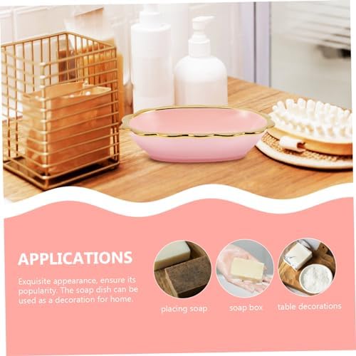 Garneck Ceramic Soap Dish compact multi-compartment stylish for home travel