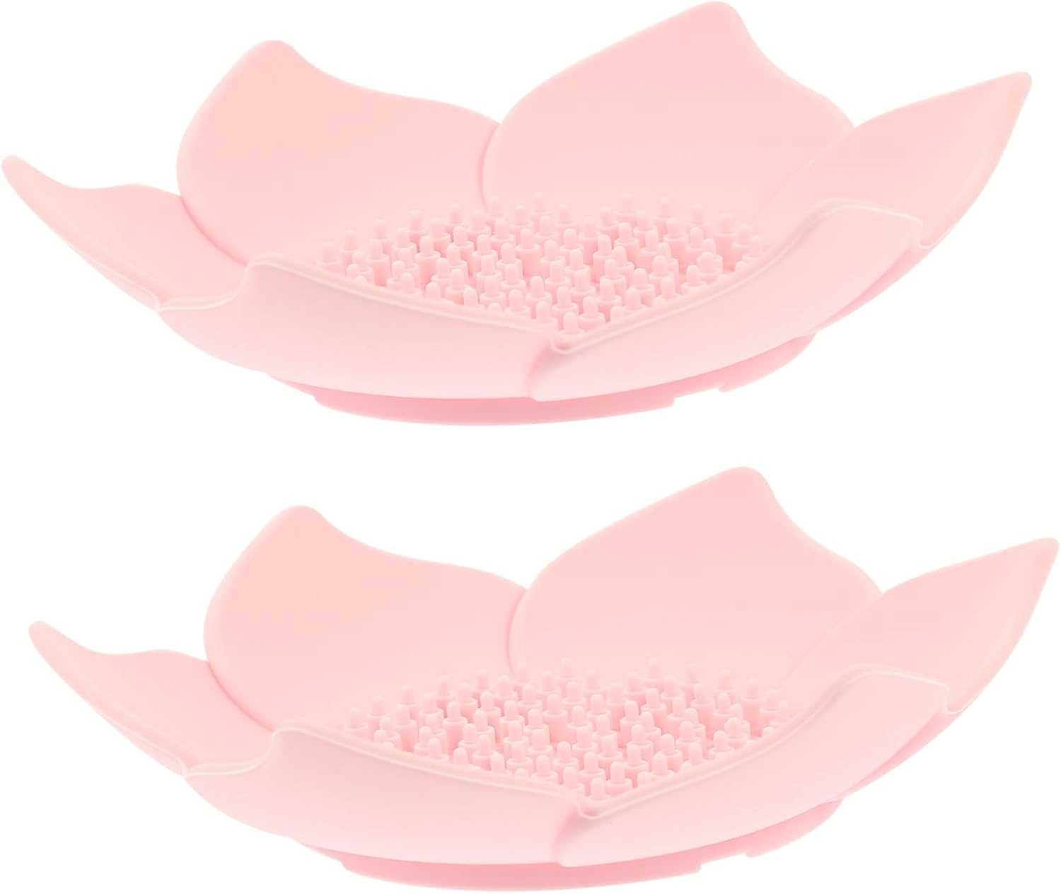 Flower-Shape Silicone Soap Dish Holder for Home Kitchen