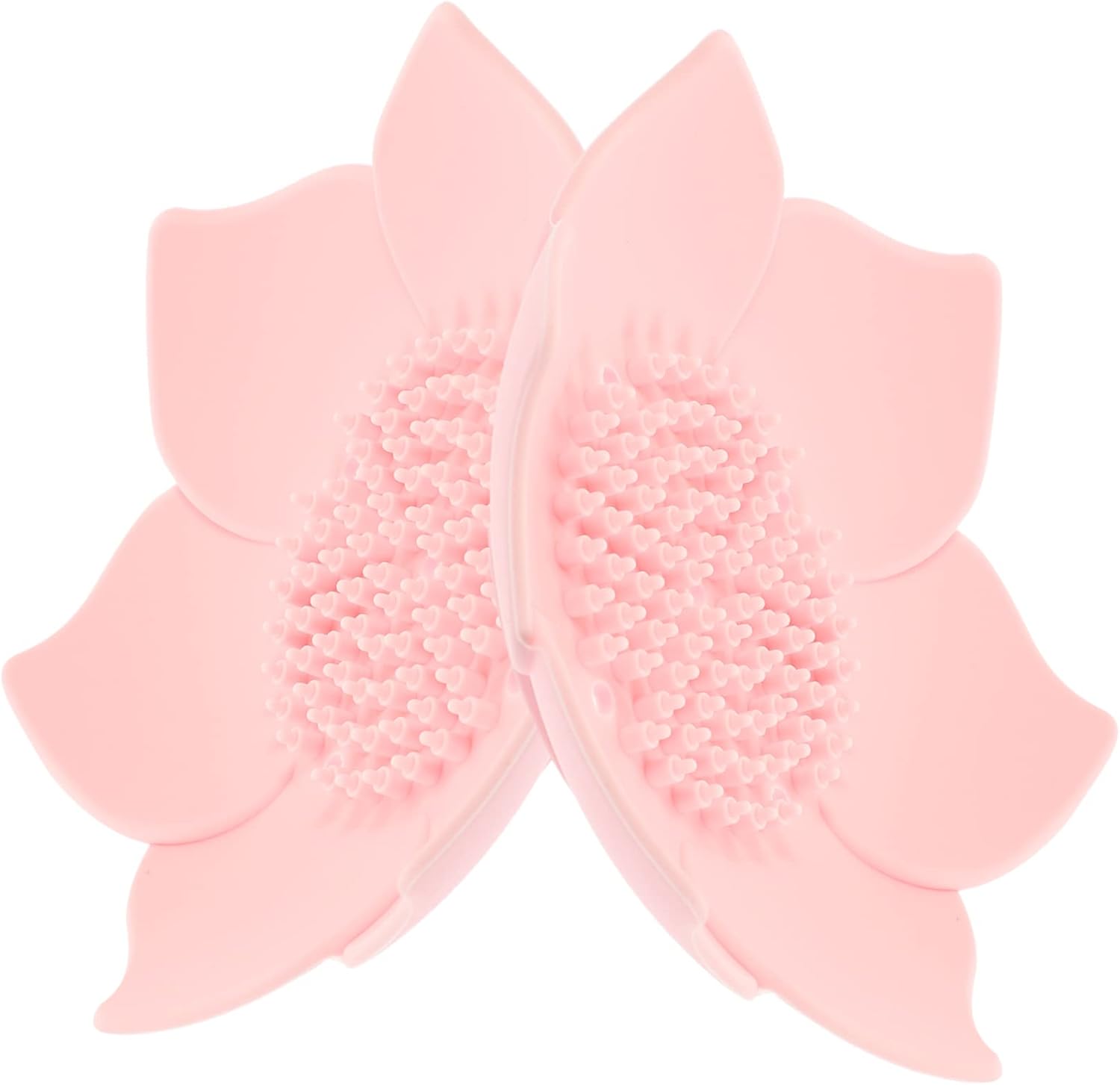 2-Pack flower-shaped silicone soap dish holder for bathroom