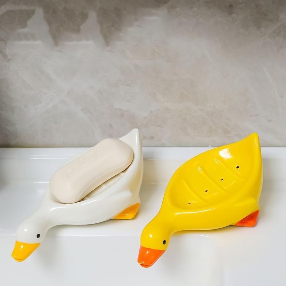 Stylish Duck Soap Dish 2Pcs