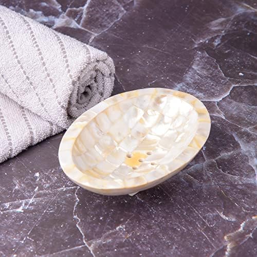 India Meets India Handicraft Seashell Soap Dish