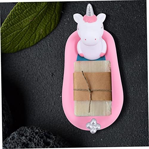 Cartoon Unicorn Soap Holder for Bathroom Durable Adorable