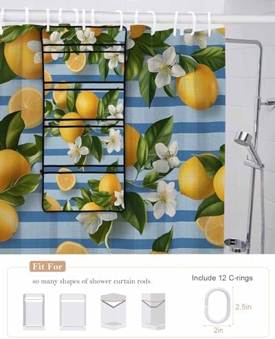 Multi-functional mesh shower caddy for bathrooms kitchens more