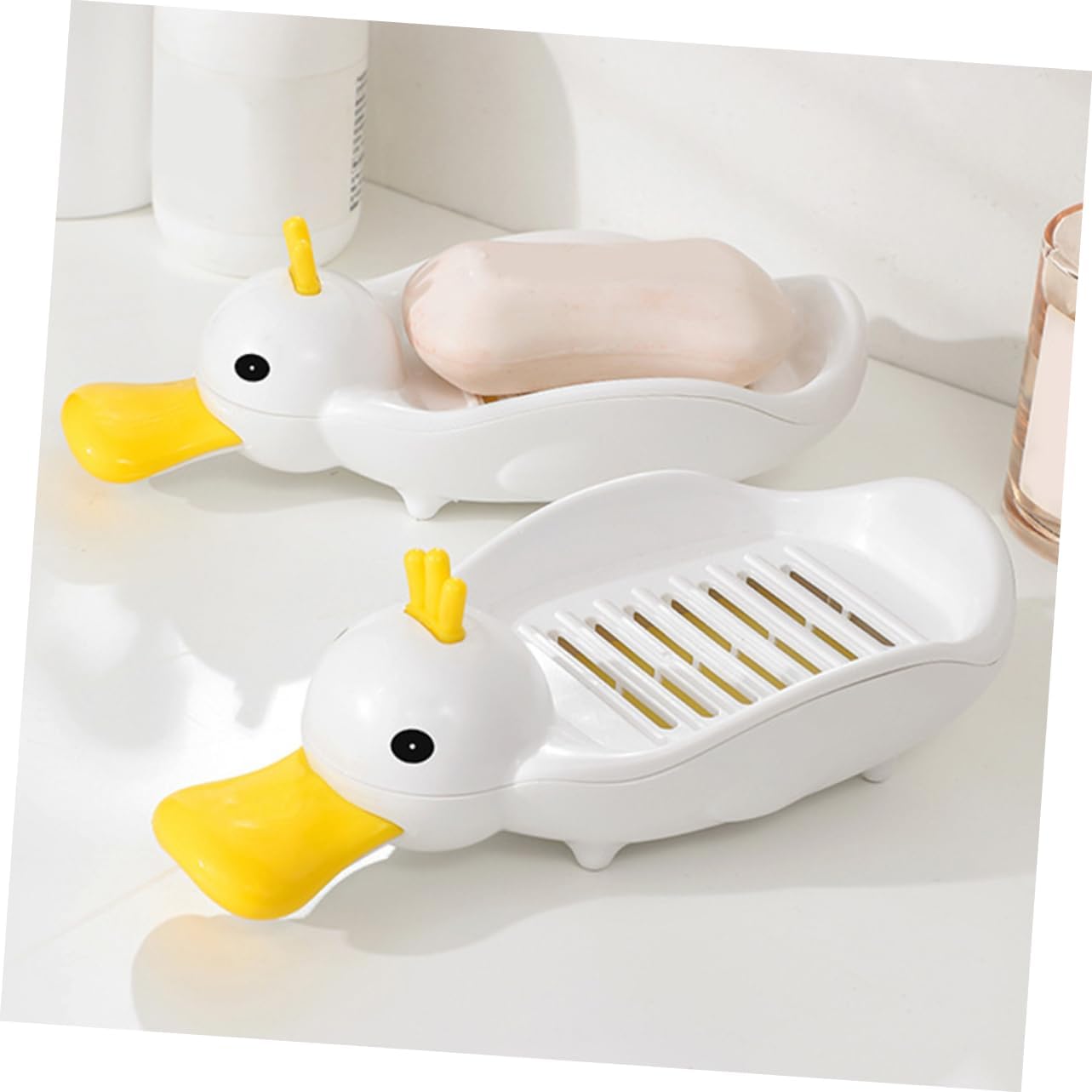 MUCKLILY Cute Cartoon Duck Soap Holder