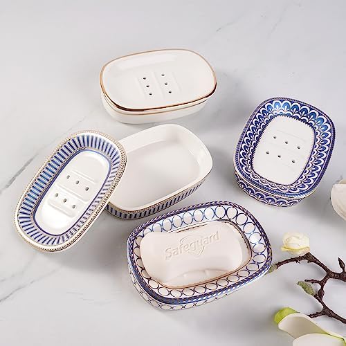 Elegant Self-Draining Soap Dish for Organized Bathroom Life