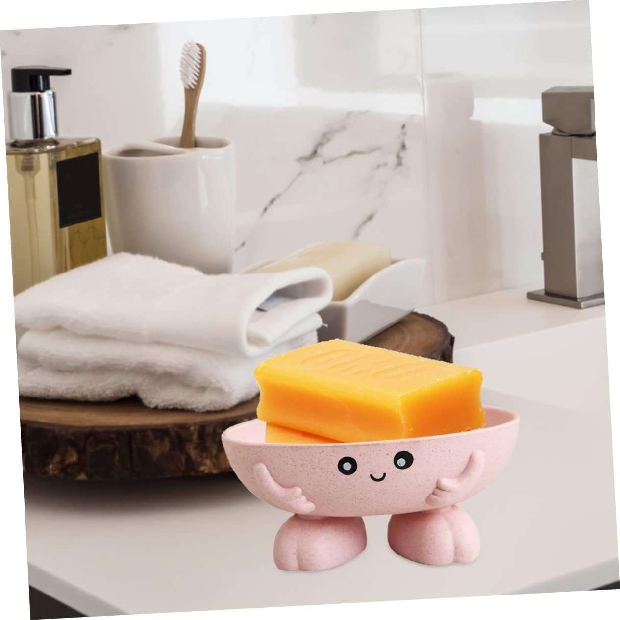 Amosfun 2pc Bar Soap Organizer for Organization