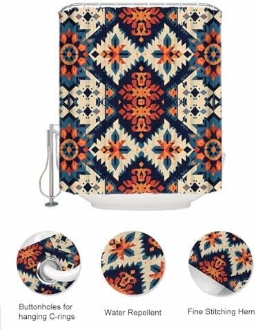 ZFUNCING Retro Mesh Shower Organizer with Tribe